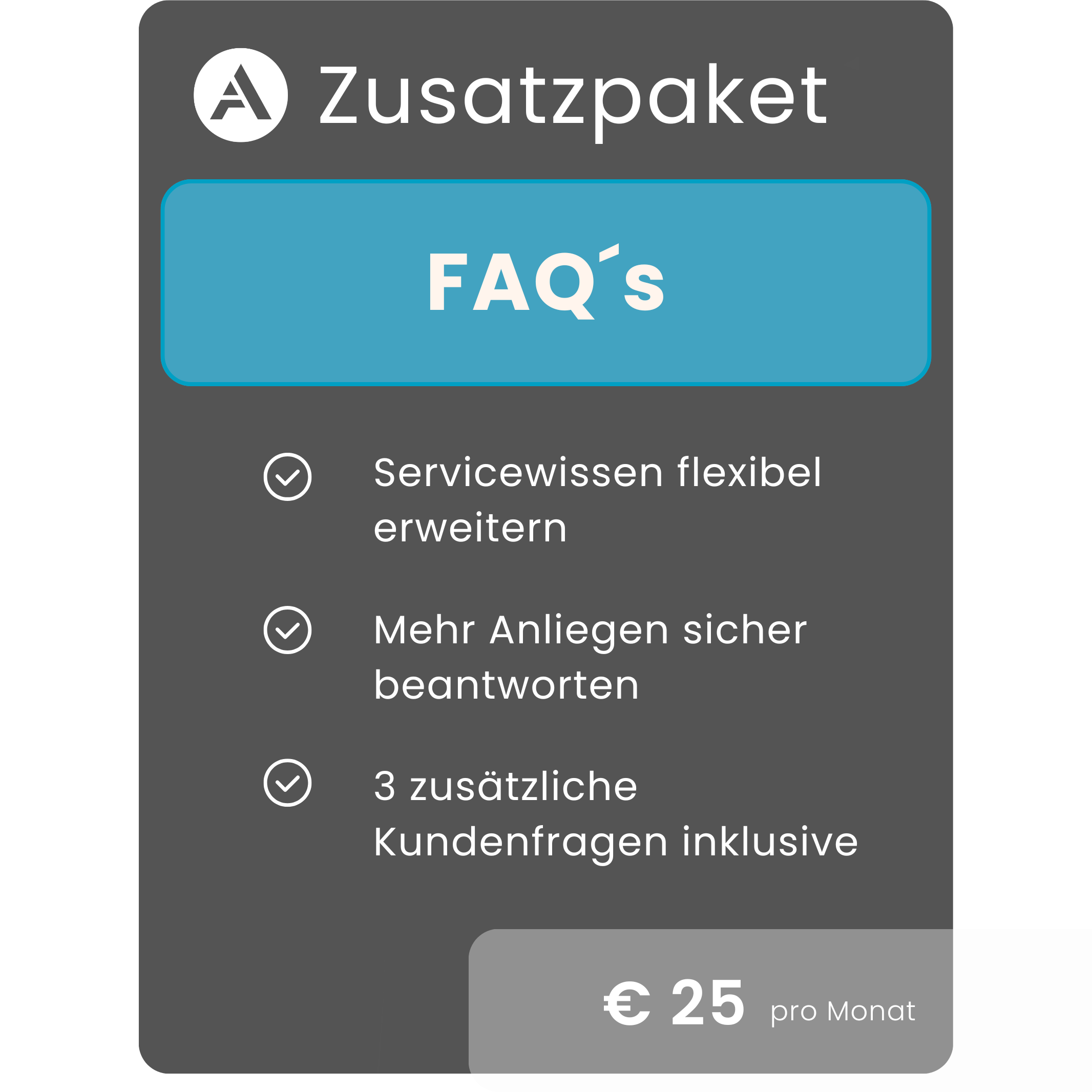 Zusatzpaket 3 weitere Kundenfragen