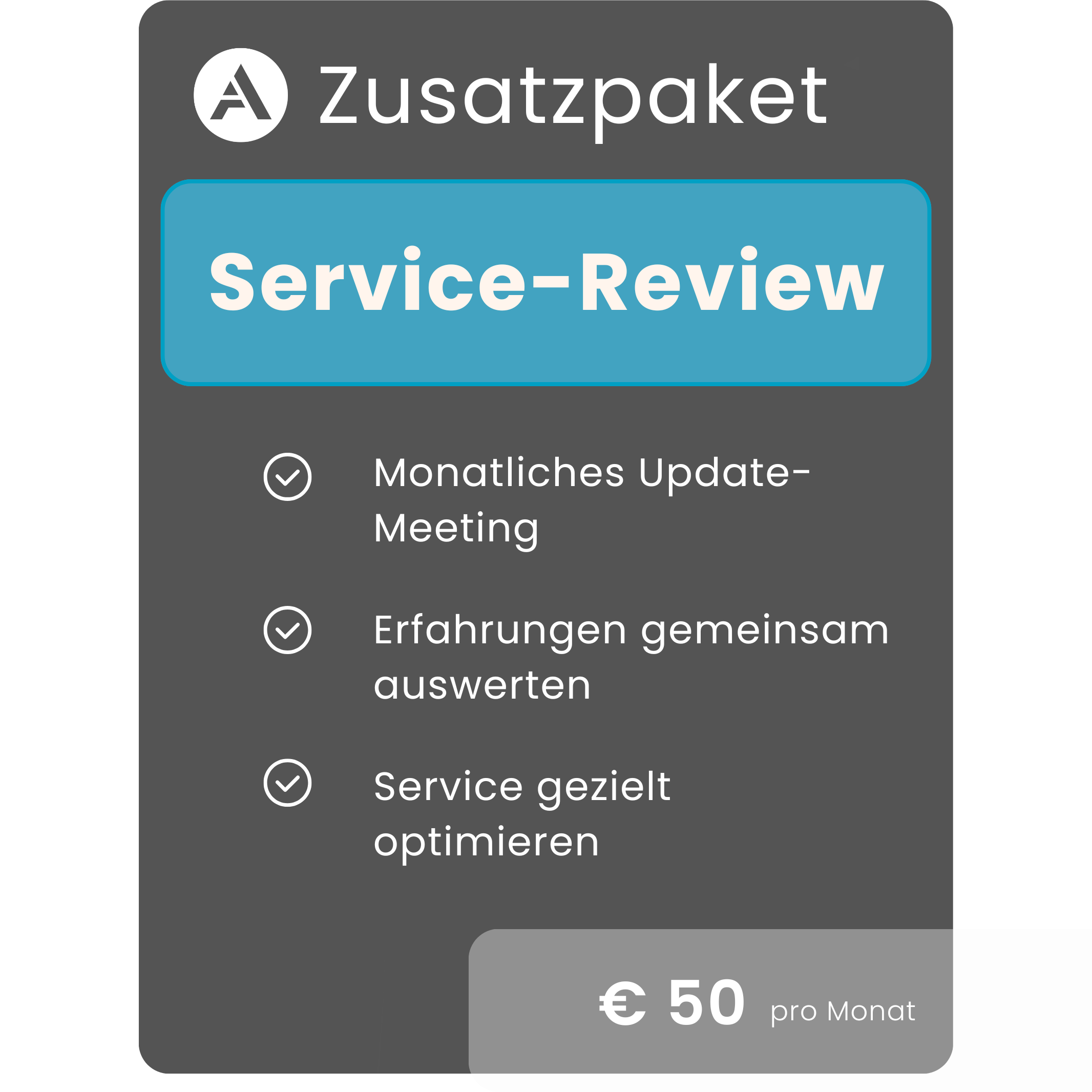 Zusatzpaket Service-Review