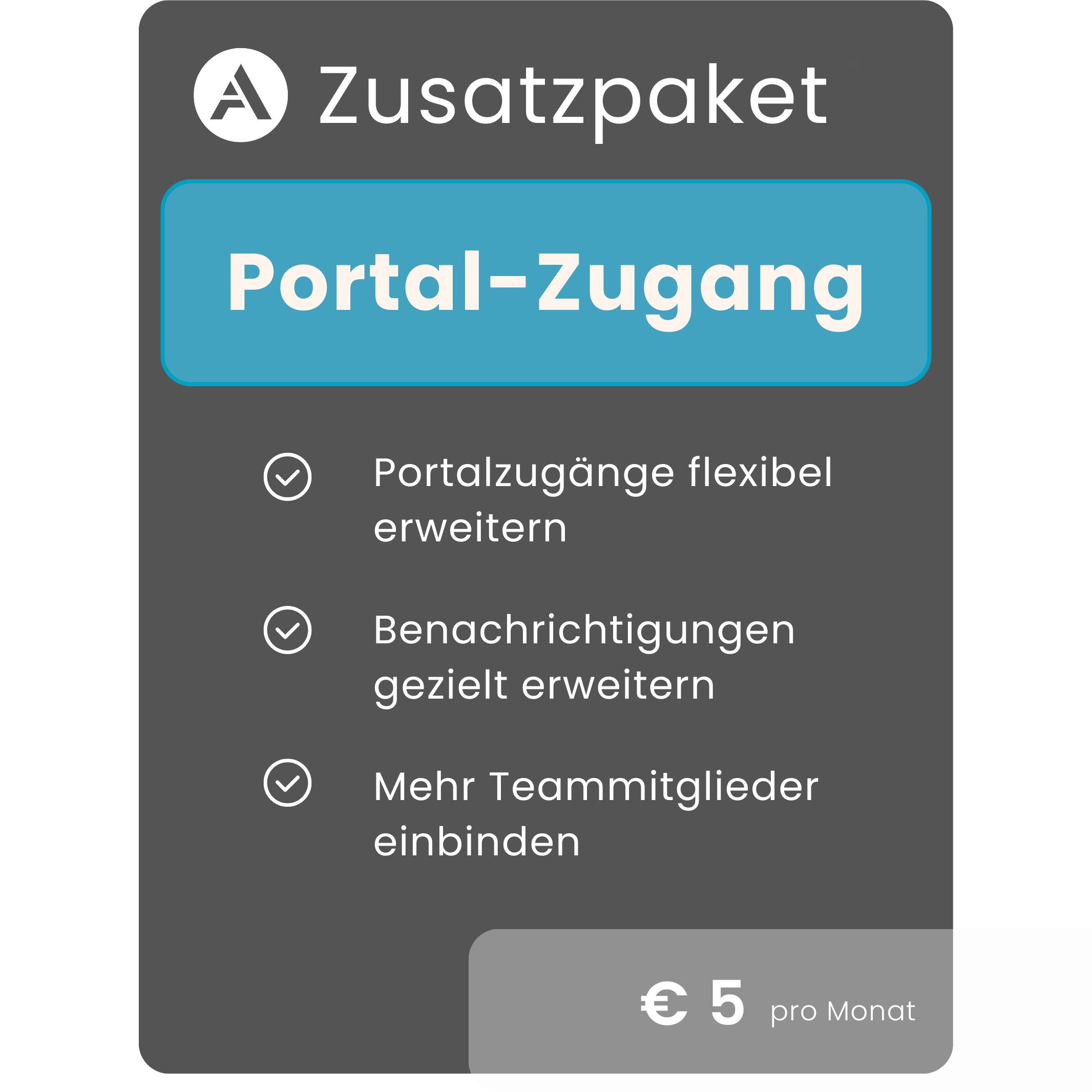 Zusatzpaket Portal-Zugang